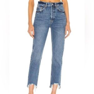 Anine Bing Sonya jeans with chewed hem